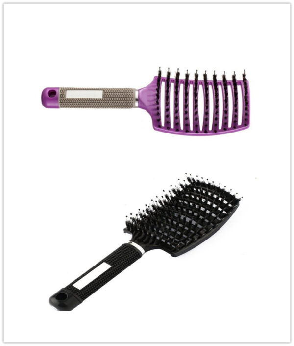 Hairbrush Anti Klit Brushy Haarborstel Women Detangler Hair Brush Bristle Nylon Scalp Massage  Teaser Hair Brush Comb - Image 5