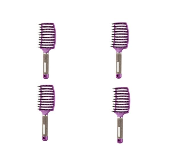 Hairbrush Anti Klit Brushy Haarborstel Women Detangler Hair Brush Bristle Nylon Scalp Massage  Teaser Hair Brush Comb - Image 9