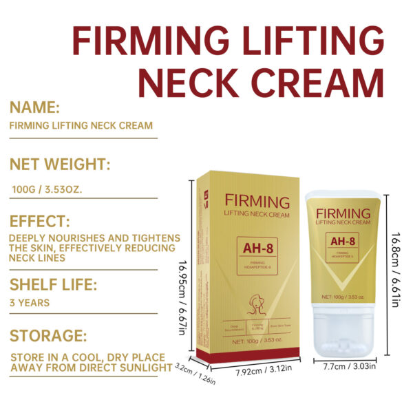 Neck Firming Roller Cream Lifts Dilutes Neck Lines Deeply Nourishes Easily Absorbed Massages And Soothes Neck Skin Care - Image 5