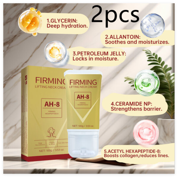 Neck Firming Roller Cream Lifts Dilutes Neck Lines Deeply Nourishes Easily Absorbed Massages And Soothes Neck Skin Care - Image 2